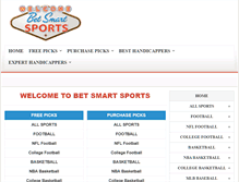 Tablet Screenshot of betsmartsports.com
